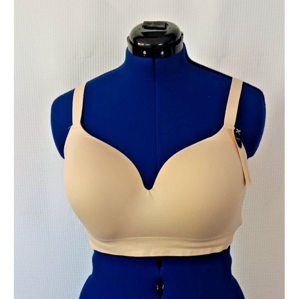 Truekind Light Brown Wireless Adjustable Supportive Comfort shaping Bra 3XL